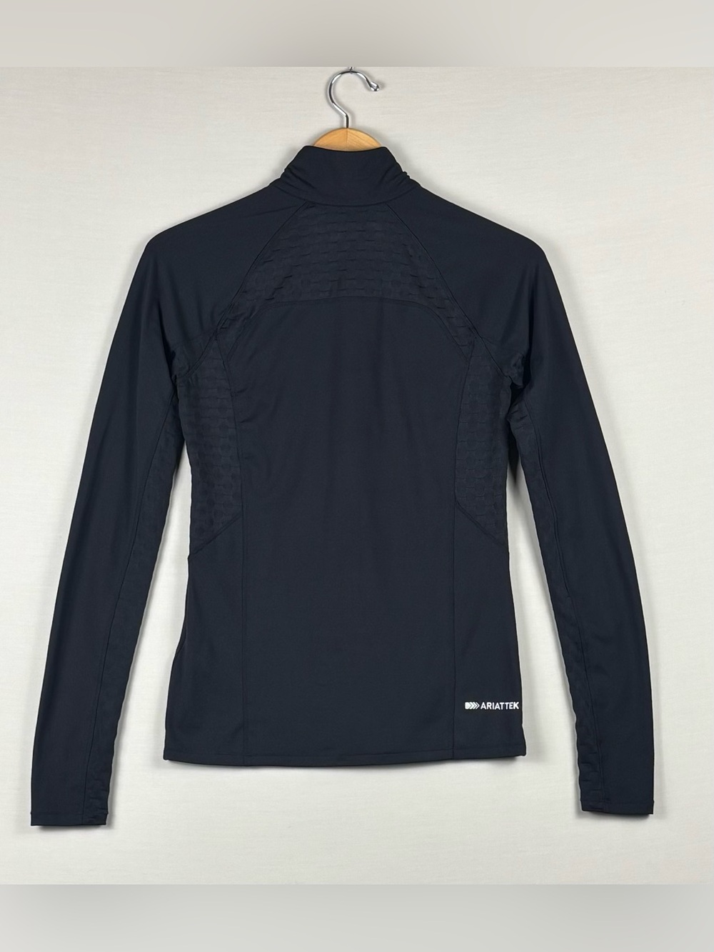 AriatTEK Cold Series Black Quarter Zip Performance Pullover Women XS - Picture 3 of 8